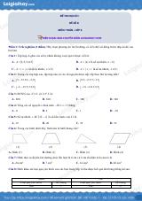 Đề thi học kì 1 Toán 6 - Đề số 8 - Chân trời sáng tạo